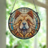 Chow Chow Stained Glass Effect Suncatcher